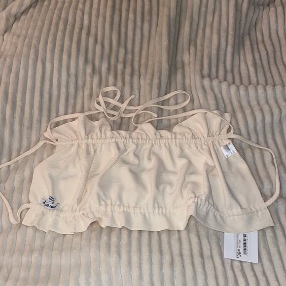 Pretty Little Things Ruched Drawstring Top - Picture 3 of 4